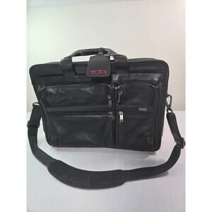 Vintage Tumi Expandable Organizer Bag Nappa Leather 96041D4